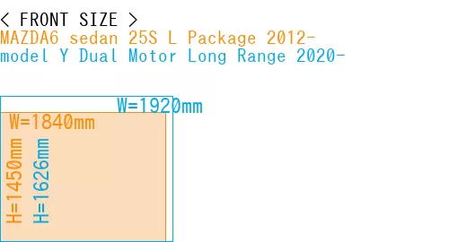 #MAZDA6 sedan 25S 
L Package 2012- + model Y Dual Motor Long Range 2020-